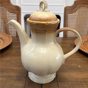 Vintage mikasa whole wheat E-8000 stoneware coffee pot